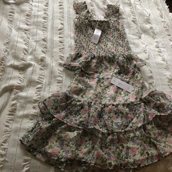 NWT $275 Senlis Floral Fruit Skirt Set Corinne Ruffle Mini Skirt + Audrey Top XS - Picture 14 of 15